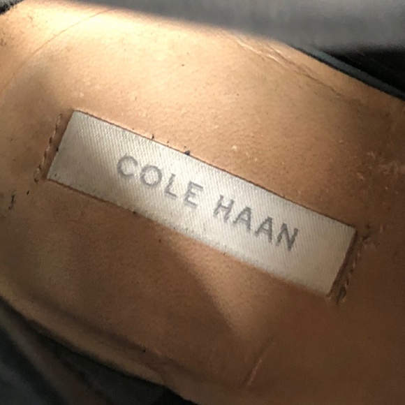 Black and Brown Cole Haan Equestrian Style Boots Size 8 - Picture 4 of 5